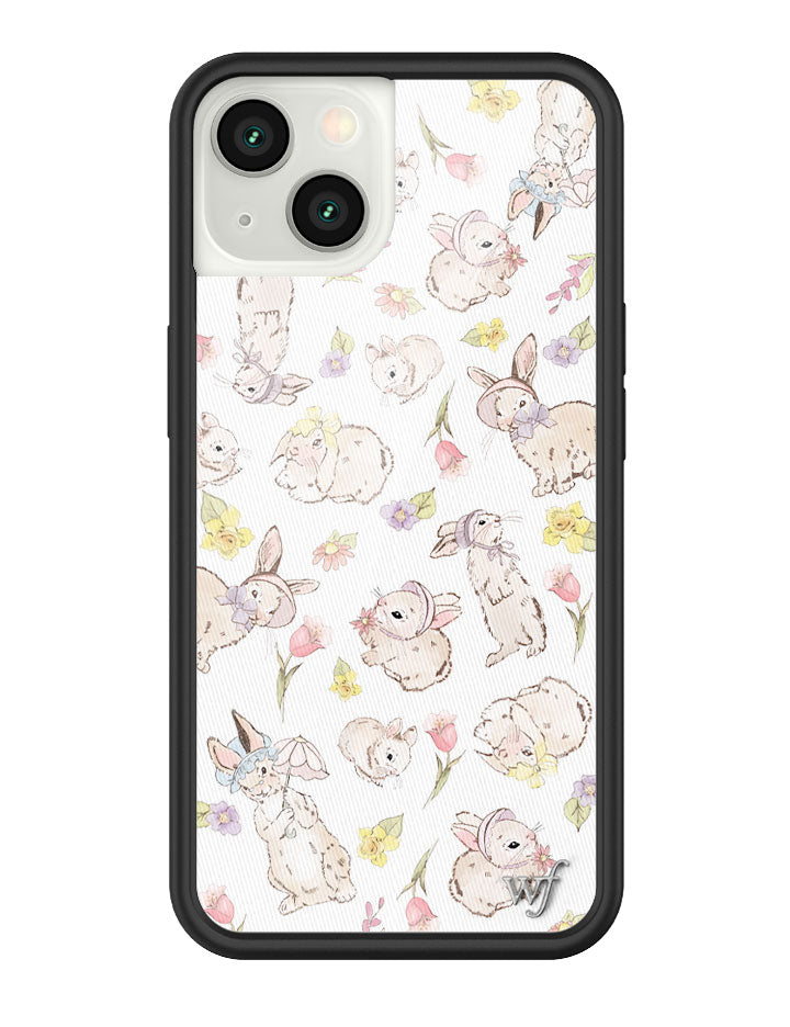 Wildflower Bunnies in Bonnets iPhone 13 Case – Wildflower Cases