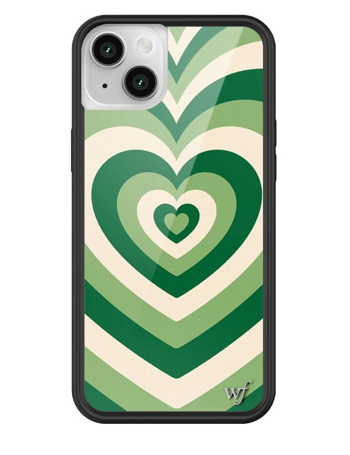 Wildflower Latte Love iPhone 14 Plus Case l Matcha Wildflower Cases