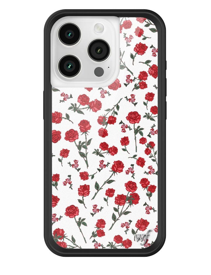 Wildflower Red Roses iPhone 15 Pro Case Wildflower Cases