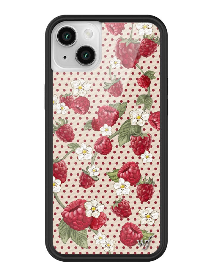 Wildflower Raspberry Polka Dot iPhone 14 Case Wildflower Cases