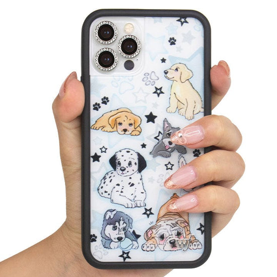 Wildflower Puppy Party iPhone Case Lifestyle Image 01