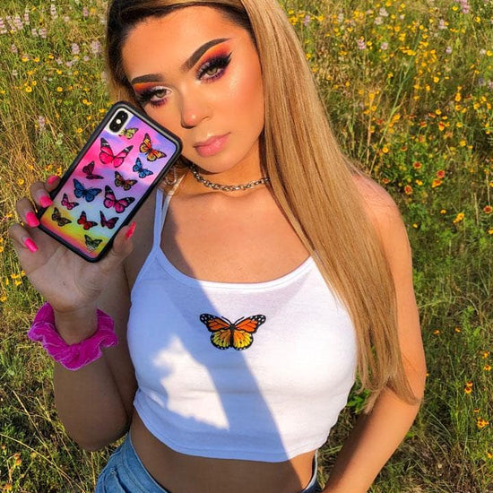 Wildflower Antonio Garza Butterfly iPhone Case Lifestyle Image 01