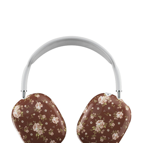 Brown Floral AirPods Max Cover 