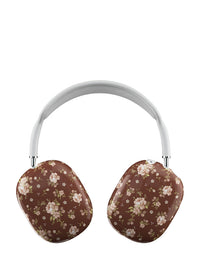 Brown Floral AirPods Max Cover 