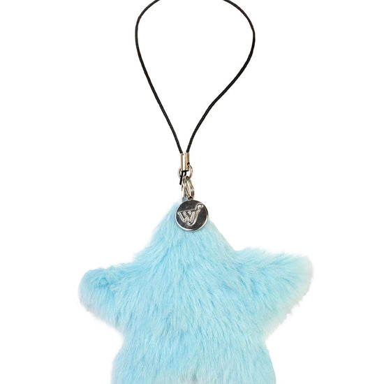 Wildflower Blue Fluffy Star Charm