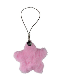 Wildflower Pink Fluffy Star Charm