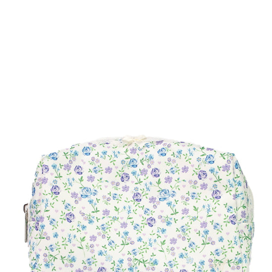 Wildflower Perfect Pouch Lilac and Blue Floral Cute Flowers Office School