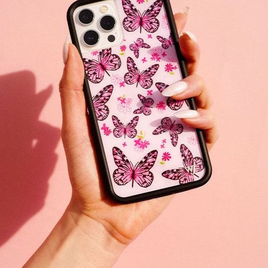 Lifestyle Image 01 Pink Butterfly iPhone Case