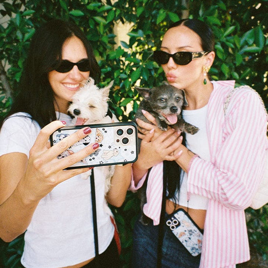 Wildflower Puppy Party iPhone Case Lifestyle Image 02