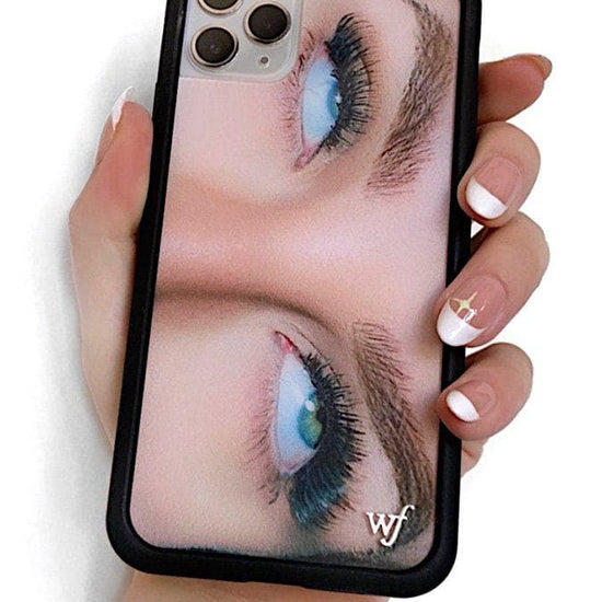 Wildflower Sydney Carlson Eyes iPhone Case Lifestyle Image 01