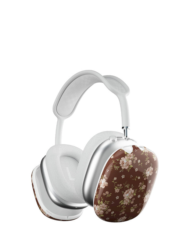 Brown Floral AirPods Max Cover 