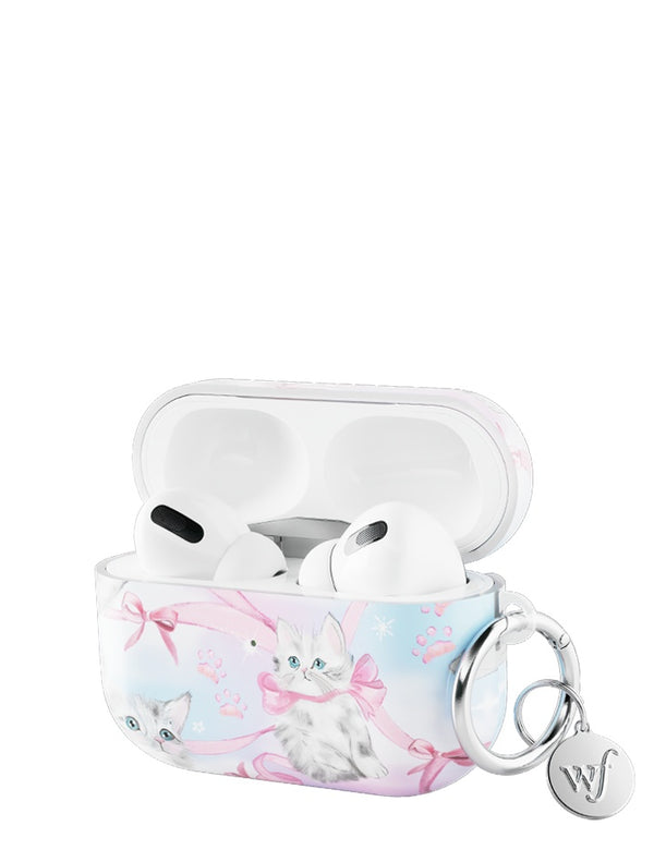 Wildflower Kitten Around AirPods Pro Case