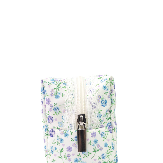 Wildflower Perfect Pouch Lilac and Blue Floral Cute Flowers Office School 2