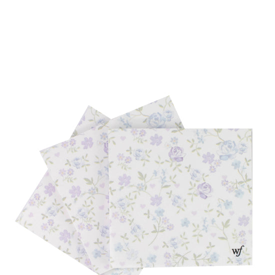 Wildflower Sticky Notes Lilac and Blue Floral Cute Flowers Office 2