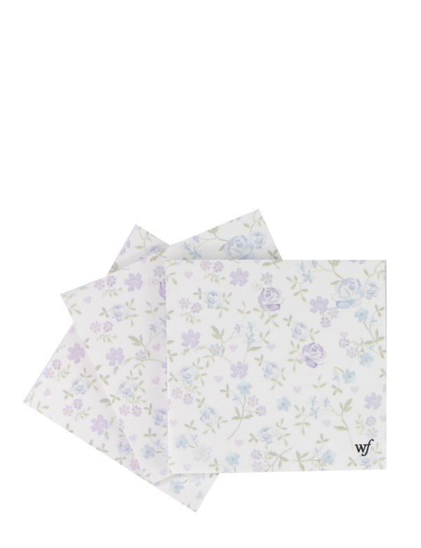 Wildflower Sticky Notes Lilac and Blue Floral Cute Flowers Office 2