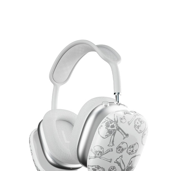 Wildflower Skull Girl AirPods Max Cover