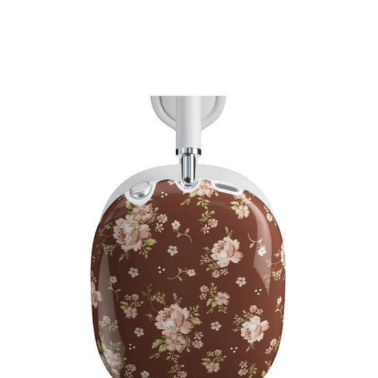 Brown Floral AirPods Max Cover 