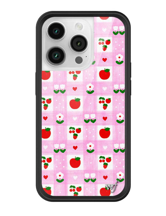 Wildflower iPhone case 14 Pro An Apple A Day Fruit Flowers