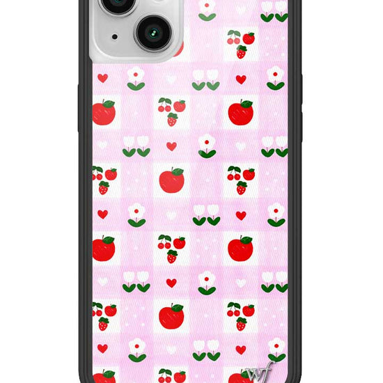 Wildflower iPhone case 14 Plus An Apple A Day Fruit Flowers