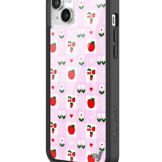 Wildflower iPhone case 14 Plus An Apple A Day Fruit Flowers