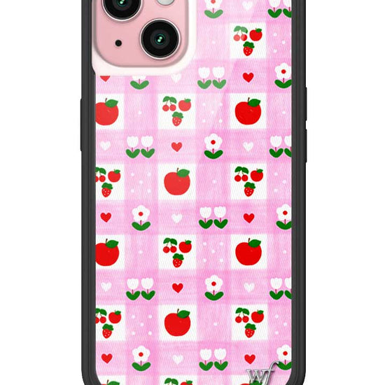 Wildflower iPhone case 15 An Apple A Day Fruit Flowers