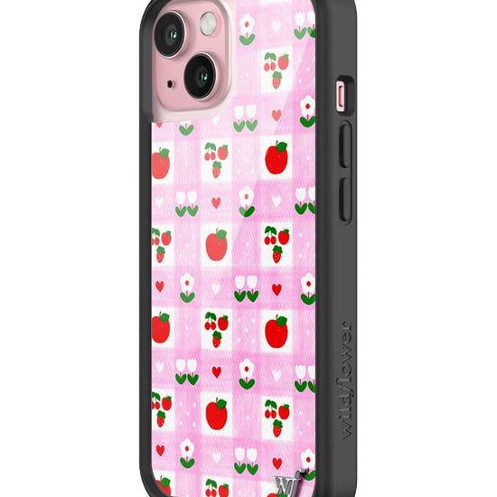 Wildflower iPhone case 15 An Apple A Day Fruit Flowers