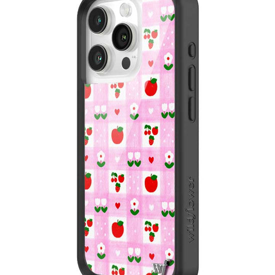 Wildflower iPhone case 15 Pro An Apple A Day Fruit Flowers