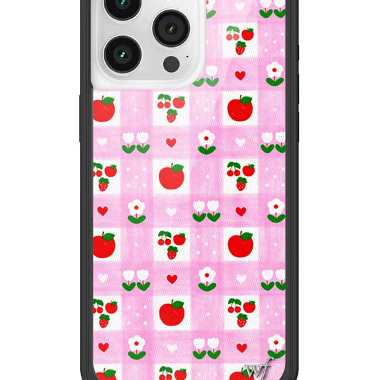 Wildflower iPhone case 15 Pro Max An Apple A Day Fruit Flowers