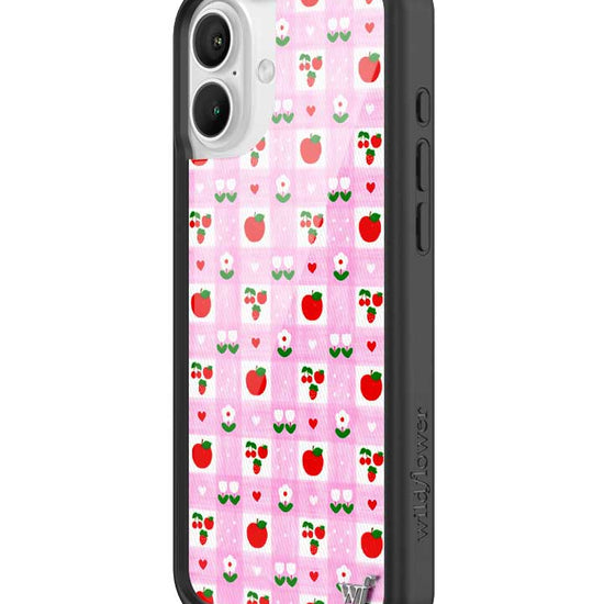 Wildflower iPhone case 16 Plus An Apple A Day Fruit Flowers