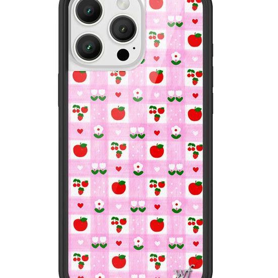 Wildflower iPhone case 16 Pro Max An Apple A Day Fruit Flowers