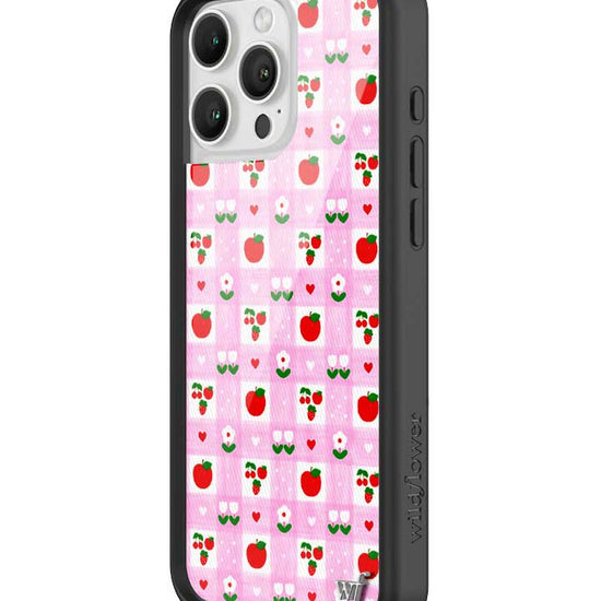 Wildflower iPhone case 16 Pro Max An Apple A Day Fruit Flowers