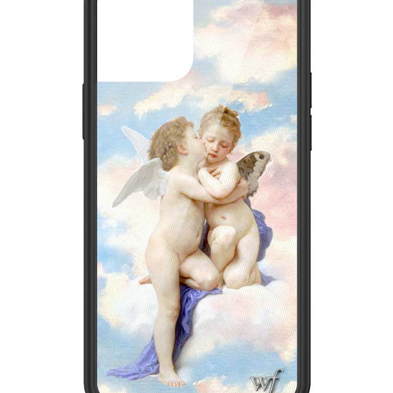 wildflower iphone case 12 / 12 pro angels blue white