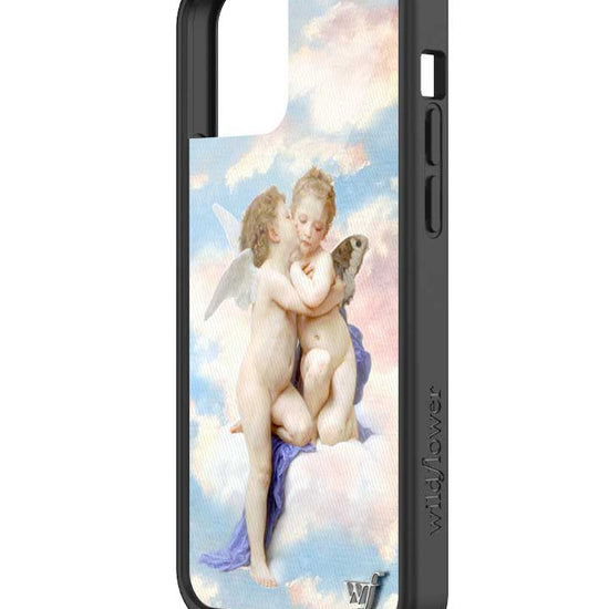 wildflower iphone case 12 / 12 pro angels blue white