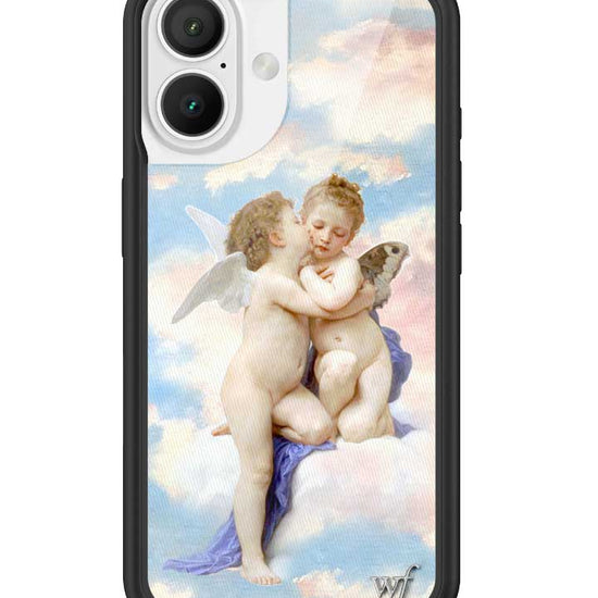 wildflower iphone case 16 angels blue white