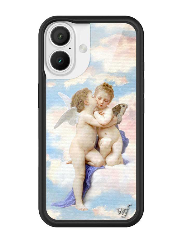 wildflower iphone case 16 angels blue white