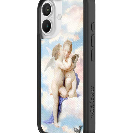 wildflower iphone case 16 angels blue white