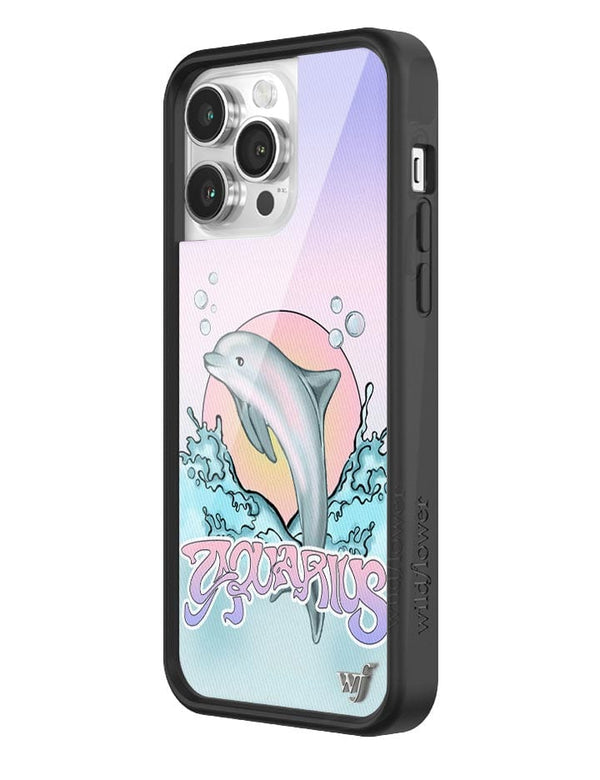 wildflower aquarius iphone 14 pro max case