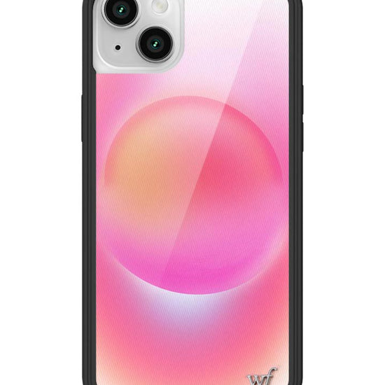 Wildflower Hot Pink Aura iPhone 14 Case