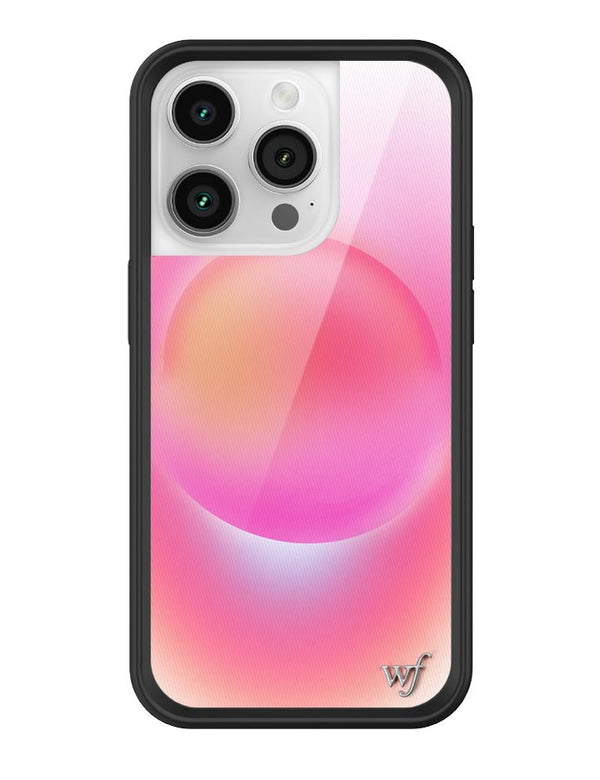 Wildflower Hot Pink Aura iPhone 14 Pro Case