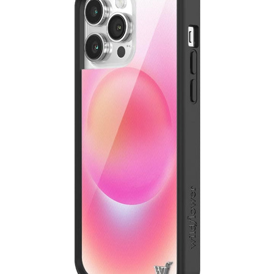 Wildflower Hot Pink Aura iPhone 14 Pro Max Case