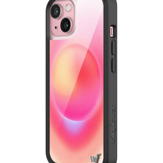 Wildflower Hot Pink Aura iPhone 15 Case