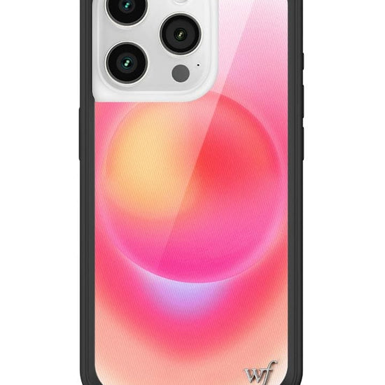 Wildflower Hot Pink Aura iPhone 15 Pro Case