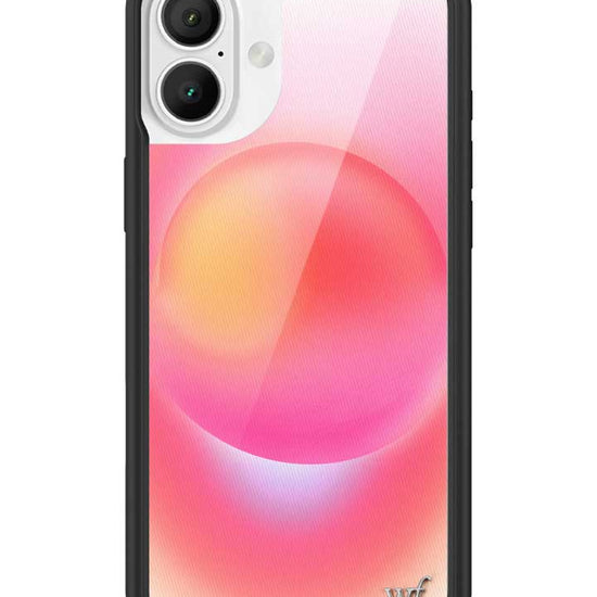 Wildflower Hot Pink Aura iPhone 16 Plus Case