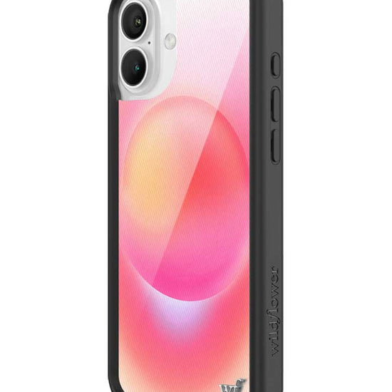 Wildflower Hot Pink Aura iPhone 16 Plus Case