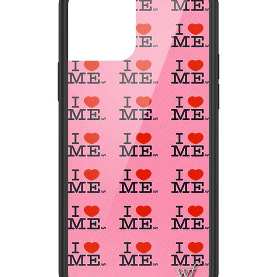 Wildflower iPhone case 12/12 Pro I Heart Me Red Pink Cute