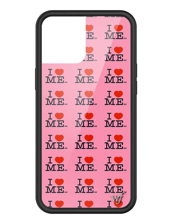 Wildflower iPhone case 12 Pro Max I Heart Me Red Pink Cute