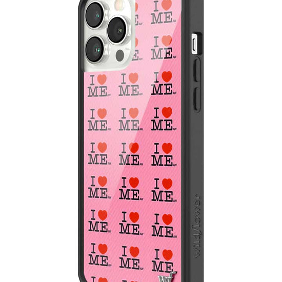 Wildflower iPhone case 13 Pro Max I Heart Me Red Pink Cute