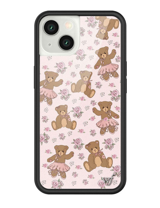 wildflower beary ballet iphone 13 case