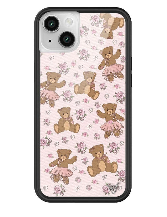 Wildflower Bear-y Ballet iPhone 14 Plus Case