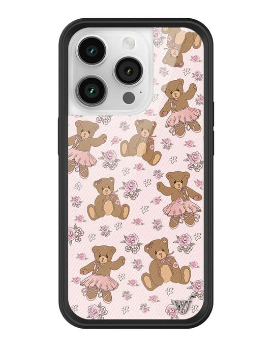 wildflower beary ballet iphone 14 pro case